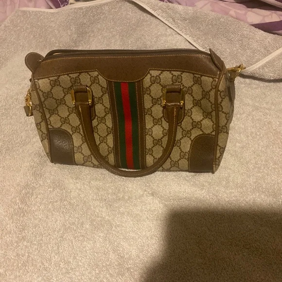 ❗️希少美品GUCCI ボストンバッグ old GUCCI GUCCI Gucci 100 GG Kaleidoscope Shoulder Bag Coated Canvas